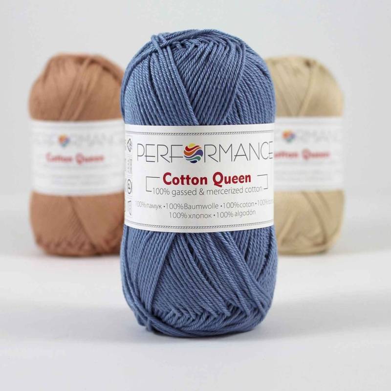 Bavlněná příze Cotton Queen 2141- modrá