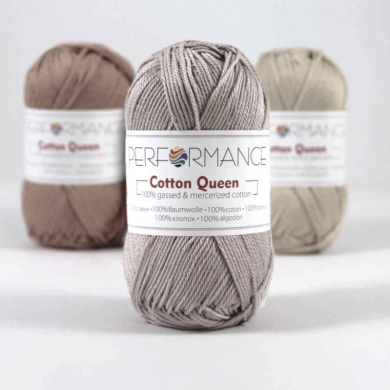Bavlněná příze Cotton Queen 2041 - šedá světlá