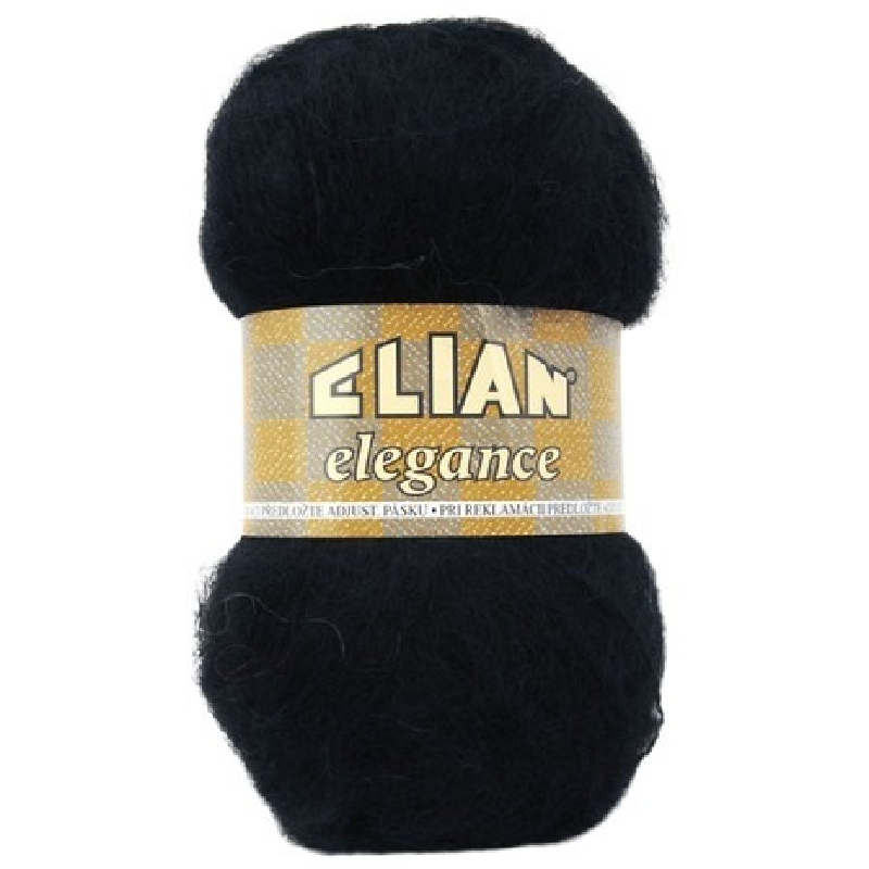 Pletací příze Elegance 217 - černá