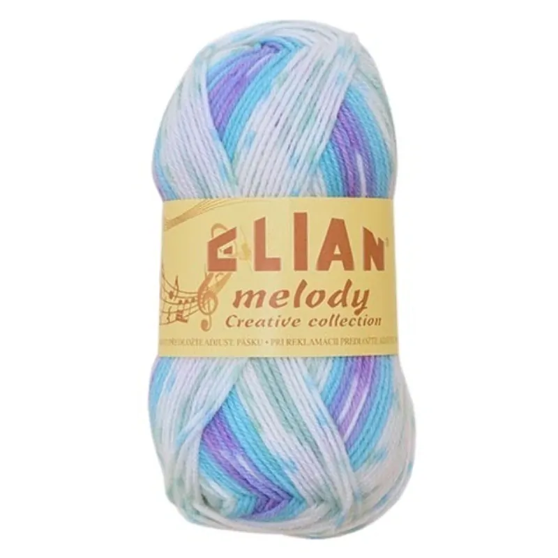 Pletací příze Elian Melody 298 - modrá