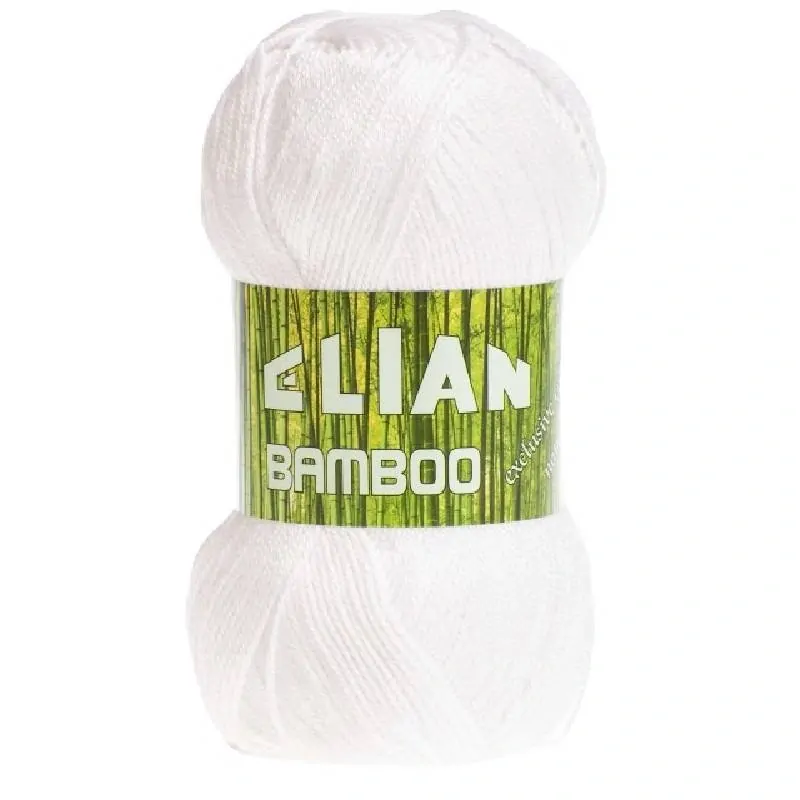 Pletací příze Bamboo 208 - bílá