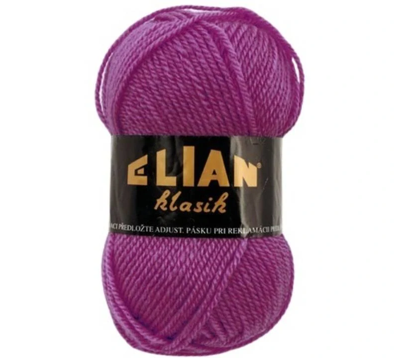Pletací příze Elian Klasik 4967 - fialová