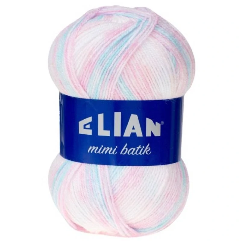 Pletací příze Elian Mimi batik 32431 - růžová