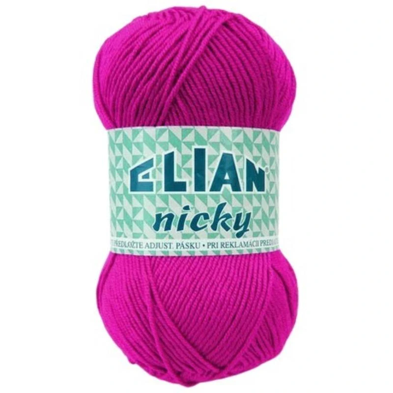 Pletací příze Elian Nicky 6314 - fialová