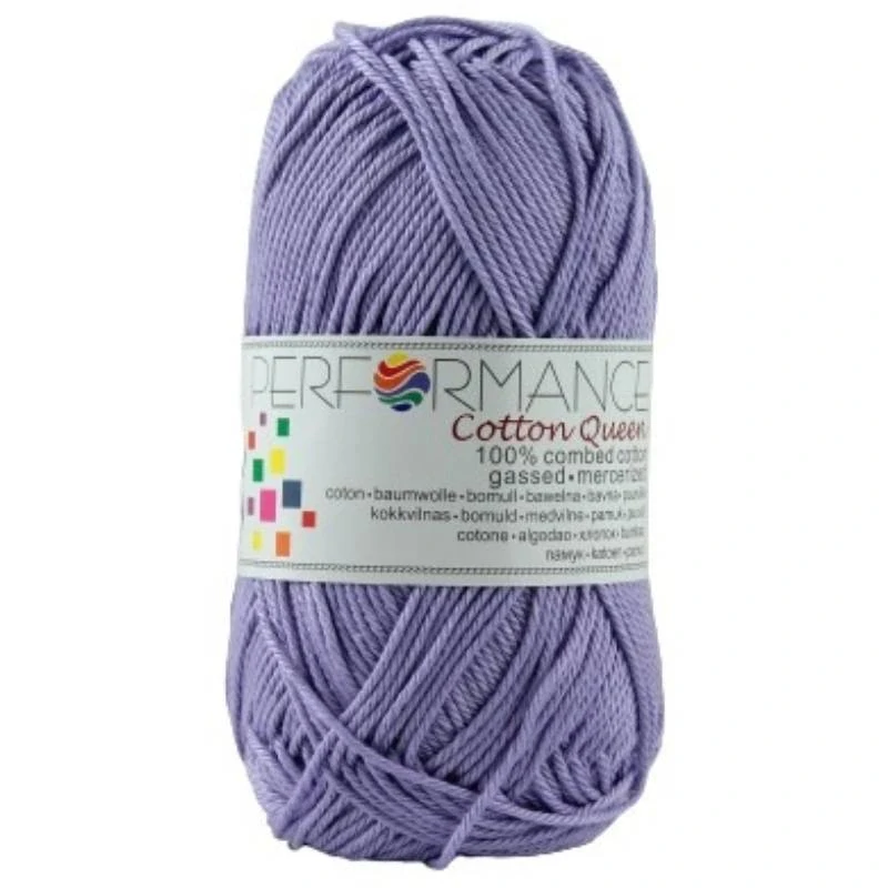 Bavlněná příze Cotton Queen 072 - fialová