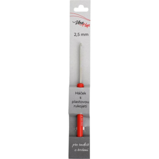 Háček s plastovou rukojetí, 2,5 mm