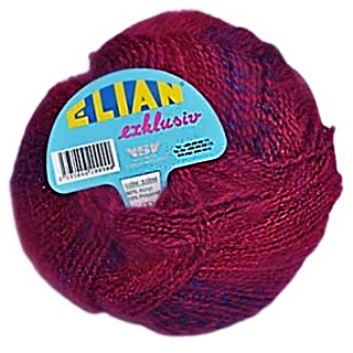 Pletací příze Elian Exklusiv 501 - červená