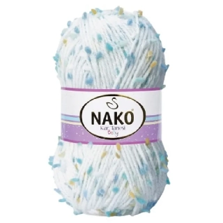 Pletací příze Nako Kar Tanesi Baby 60309 - modro bílá