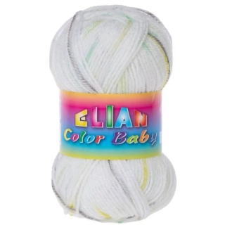 Pletací příze Elian Color Baby - 332 zelená