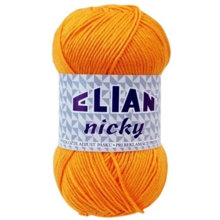 Pletací příze Elian Nicky 1014 - oranžová