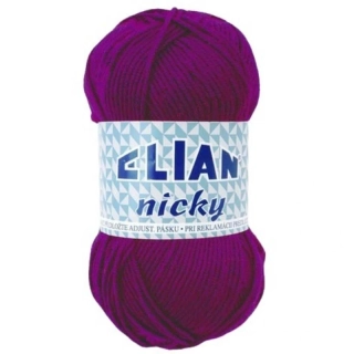 Pletací příze Elian Nicky 4967 - fialová