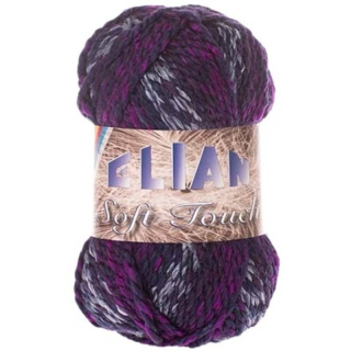 Pletací příze Elian Soft Touch 604 - fialová