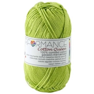 Bavlněná příze Cotton Queen 134 - zelená